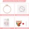 2 Pack Embroidery Kit for Beginners, Adults, DIY Cross Stitch Kit of Stamped Floral Pattern for Embroiery Craft Lovers